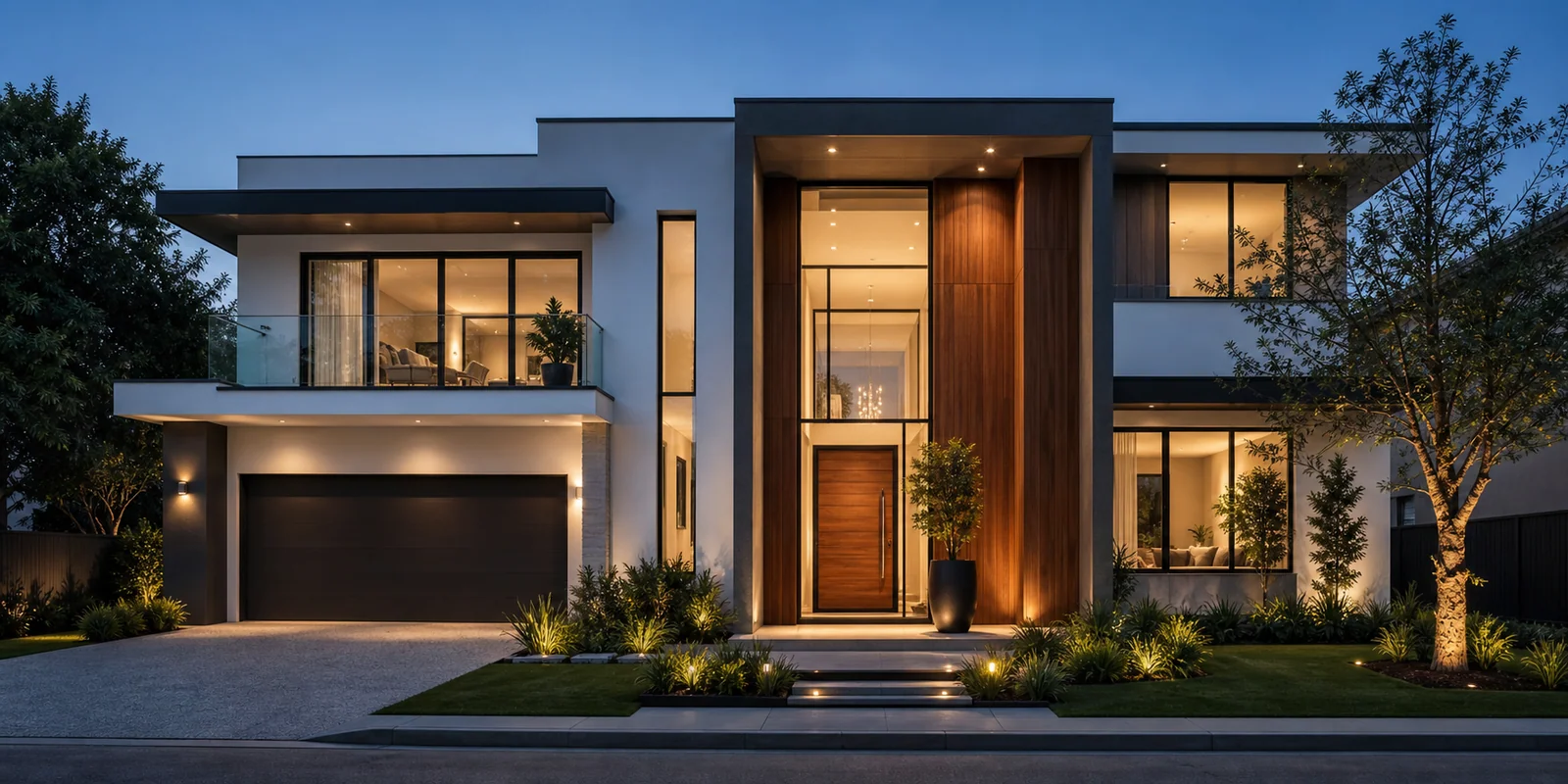 double floor house front design