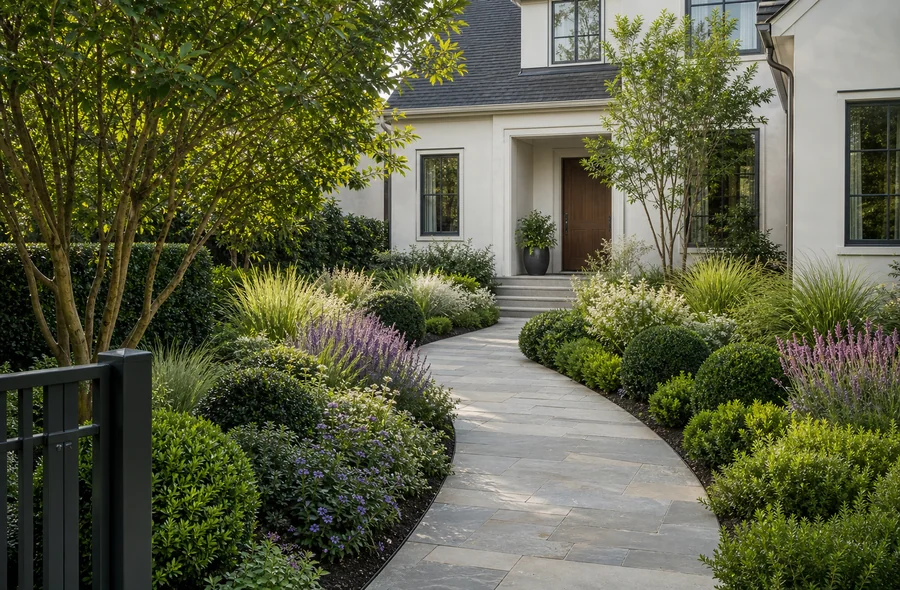 house front garden design