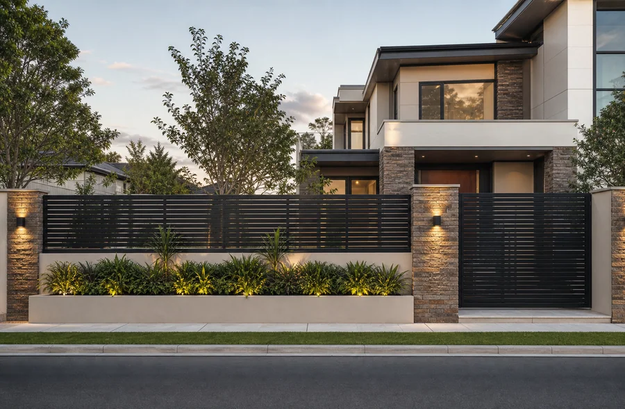 house front wall design