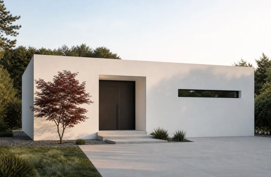 minimalist house front design