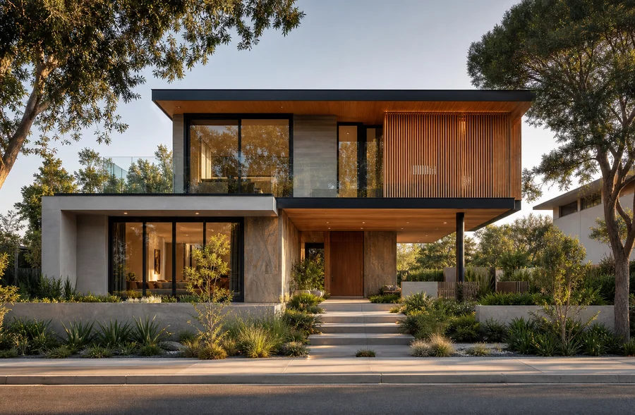 modern house front design