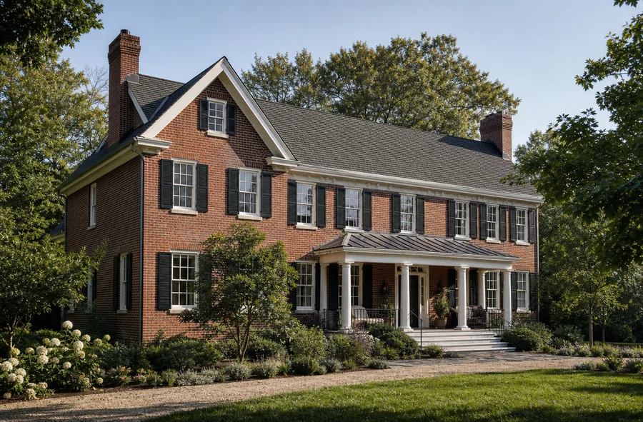 traditional house front design