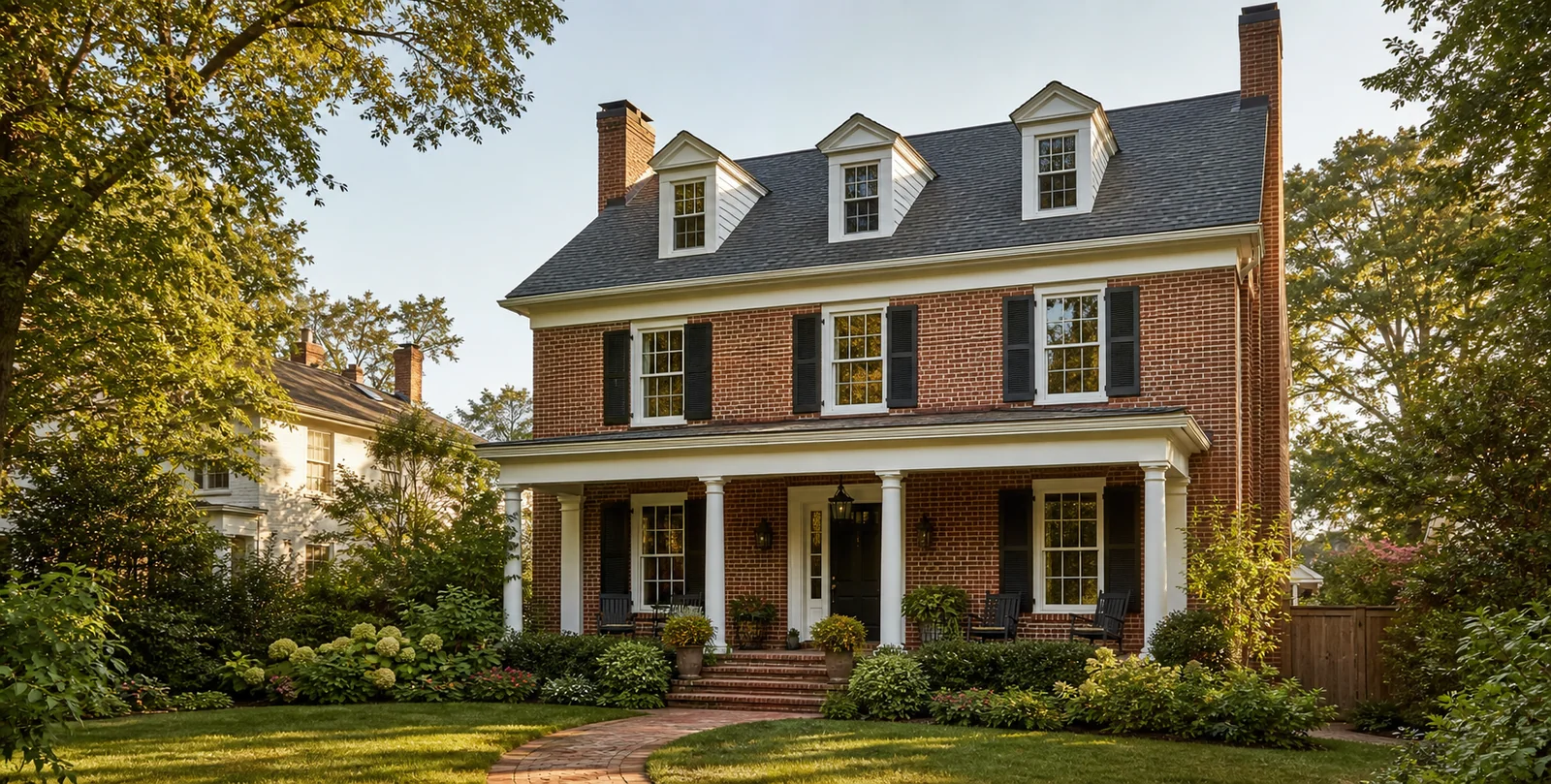 traditional house front design