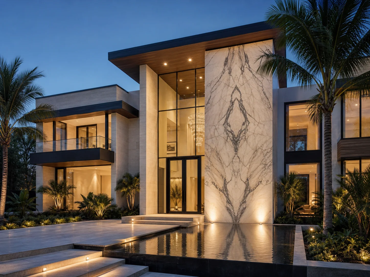 luxury house front design