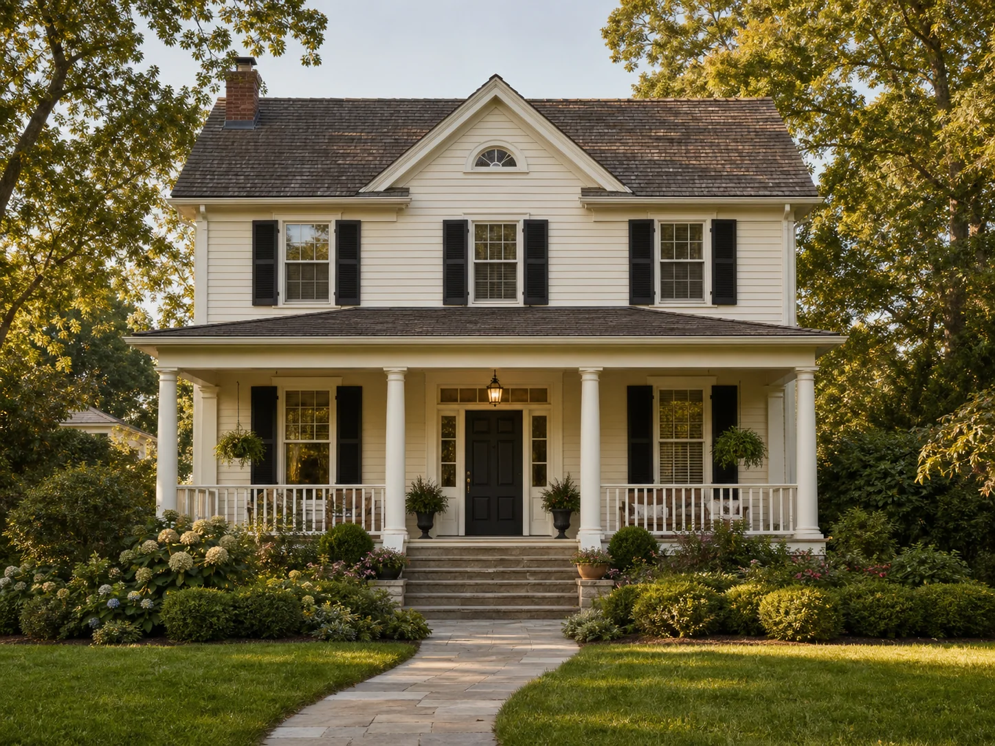 traditional house front design